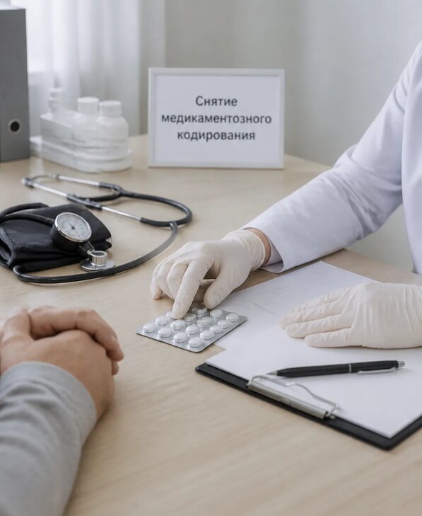 Снятие медикаментозного кодирования в Устях-Джегуте от 5062 р. | Медзона